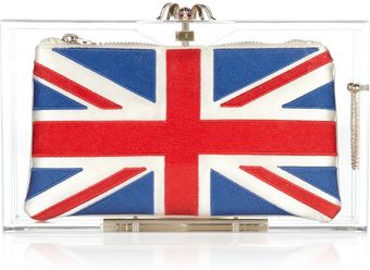 Charlotte Olympia London Pandora Perspex Clutch - Lyst