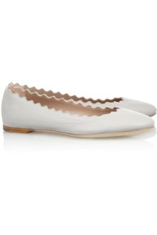 Chloé Lauren Leather Ballet Flats - Lyst