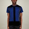 Christopher Kane Christopher Kane Mens Flock Panel Tshirt in Blue for Men - Lyst