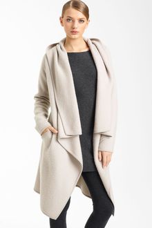 Donna Karan New York Collection Boiled Cashmere Coat - Lyst