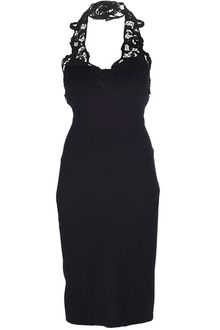 Ermanno Scervino Lace Halter Dress - Lyst
