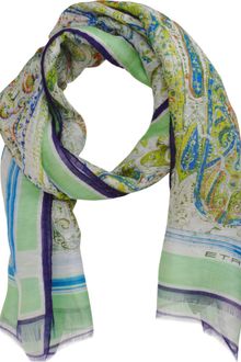 Etro Paisley Scarf - Lyst