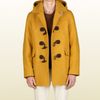 Gucci Montgomery Jacket with Detachable Hood in Yellow for Men - Lyst