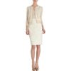 L'wren Scott Sequin Button Classic Cardigan in Beige (cream) - Lyst