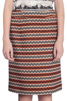 Marni Striped Pencil Skirt - Lyst