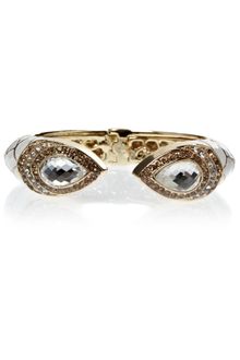 Mikey Two Crystal Stone Bracelet - Lyst