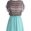 Modcloth Sea Blue Diamond Dress in Multicolor (sea) - Lyst