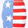 Nasty Gal Stars Stripes Skirt in Blue (gold) - Lyst