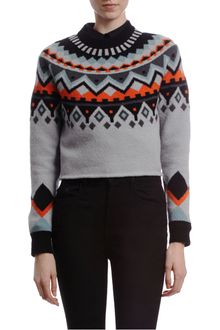 Proenza Schouler Intarsia Stripe Sweater - Lyst