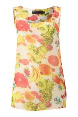 Pussycat Pussycat Exotic Fruit Print Vest Top