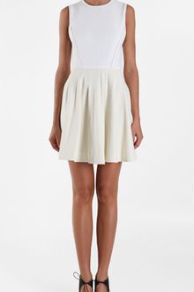 Tibi Faille Scoopneck Dress - Lyst