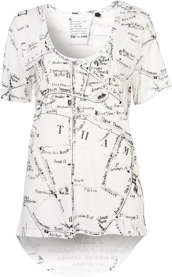 Topshop London Map Tee By Tee and Cake - Lyst