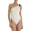 3.1 Phillip Lim One Shoulder Swimsuit in White - Lyst