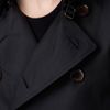Burberry Midlength Cotton Gabardine Trench Coat in Blue for Men (navy) - Lyst