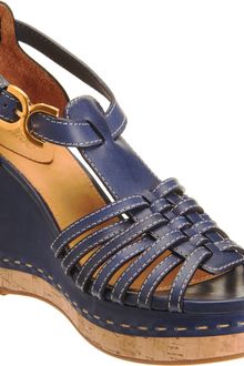 Chloé Gladiator Wedge Sandal - Lyst
