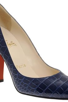 Christian Louboutin Croc Simple Pump - Lyst