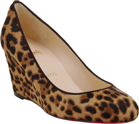 Christian Louboutin New Peanut in Brown (leopard) - Lyst