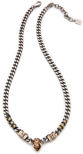 Dannijo Annabelle Necklace in Silver - Lyst