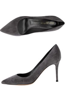 Gianvito Rossi Suede Point Shoes - Lyst