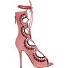 Giuseppe Zanotti Laceup Scalloped Sandal in Pink (rose) - Lyst