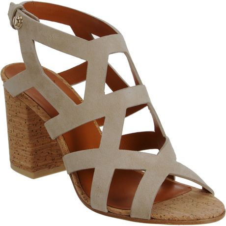 Givenchy Geometric Cutout Sandal in Brown (beige) - Lyst