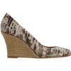 Lanvin Lizard Print Espadrille Wedge in Animal (black) - Lyst