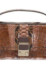 Lanvin Python Initiales Pochette