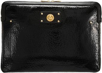 Marc By Marc Jacobs Patent Turnlock 13 Laptop Sleeve - Lyst