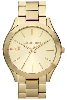 Michael by Michael Kors Michael Kors Slim Runway Bracelet Watch - Lyst