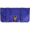 Proenza Schouler Ps1 Pochette Leather in Purple (black) - Lyst