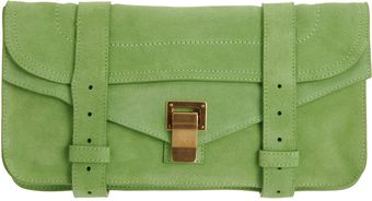 Proenza Schouler Ps1 Pochette Suede - Lyst