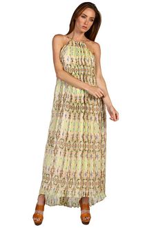 Tibi Layla Ikat On Silk Chiffon Long Dress - Lyst