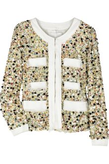 3.1 Phillip Lim Sequined Silk Jacket - Lyst