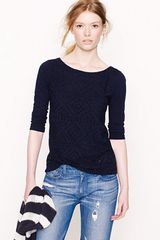 J.Crew Angular Eyelet Top