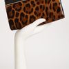 Jimmy Choo Cayla Calf Hair Clutch in Animal (leopard) - Lyst