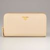Prada Rectangular Ziparound Wallet in Beige (light camel) - Lyst