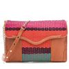 Rebecca Minkoff Colorful Weave Beau Clutch in Multicolor (multi) - Lyst
