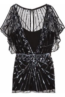 Temperley London Web Embellished Tulle Top - Lyst