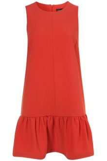 Topshop Drop Waist Shift Dress - Lyst