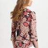 Tory Burch Printed Silk Tunic in Pink (white) - Lyst