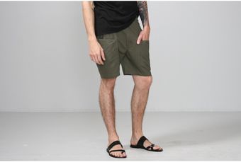 A.ok Slouch Pocket Shorts Army - Lyst