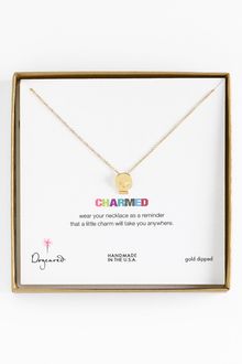 Dogeared Charmed Skull Pendant Necklace - Lyst