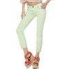 Free People Cropped Skinny Colored Denim Jeans in Blue (denim) - Lyst