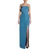 J. Mendel Strapless Origami Gown in Blue (teal) - Lyst