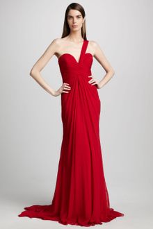 Pamella Roland One shoulder Gown - Lyst