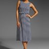 Rachel Pally Rib Grayson Dress in Blue (navy stripe) - Lyst