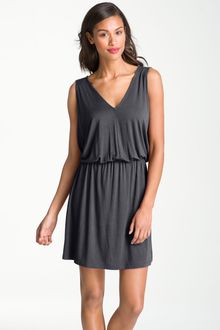 Caslon® Vneck Print Knit Dress - Lyst
