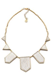 House Of Harlow Engraved Five Station Necklace - Lyst