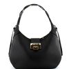 Jimmy Choo Relax Small Black Leather Tote in Black - Lyst