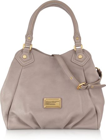 Marc By Marc Jacobs Classic Q Fran Texturedleather Shoulder Bag - Lyst
